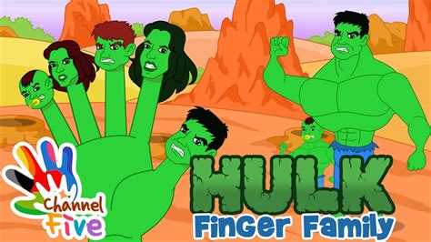 Children Cartoons. . Hulk finger family